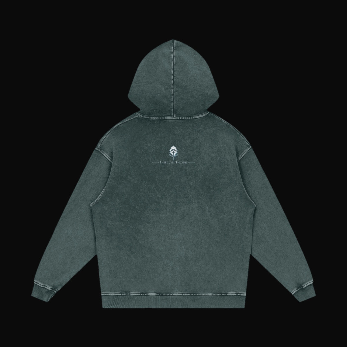 The Great Wave Off The Wall Hoodie - garment 13 (art back)