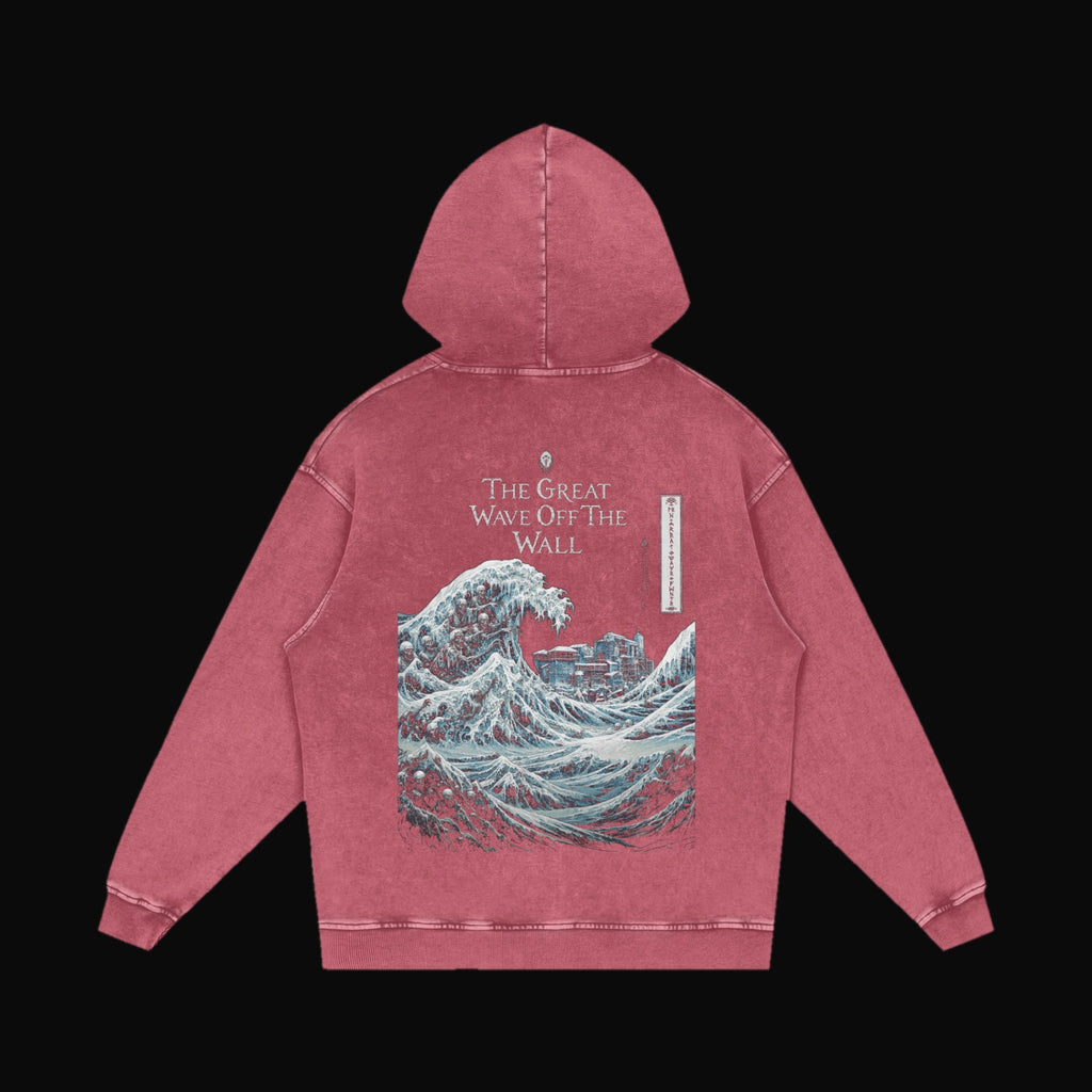 The Great Wave Off The Wall Hoodie - garment 15