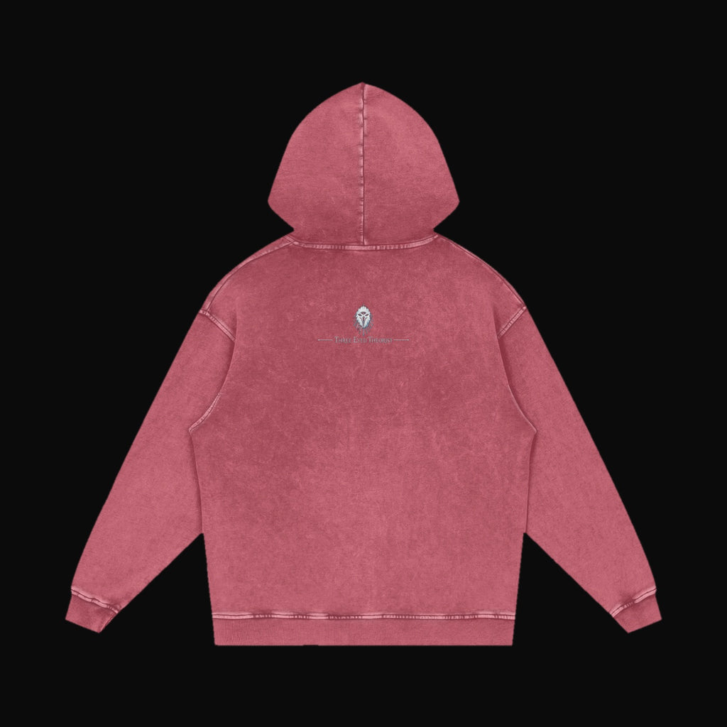 The Great Wave Off The Wall Hoodie - garment 17 (art back)