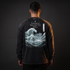 The Great Wave Off The Wall Long Sleeve - editorial back