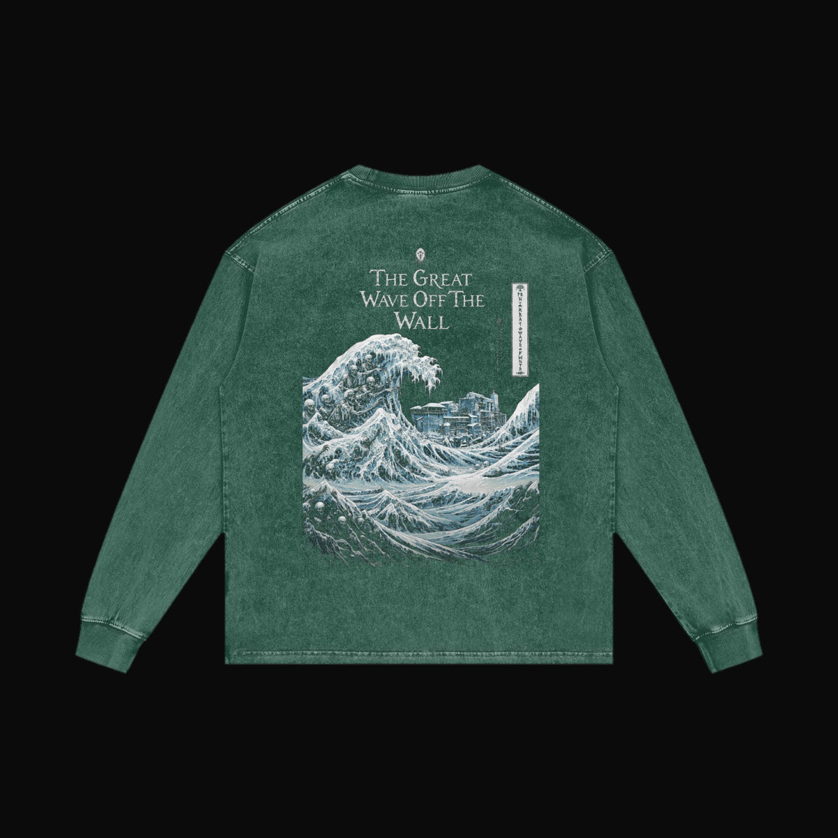 The Great Wave Off The Wall Long Sleeve - garment 14