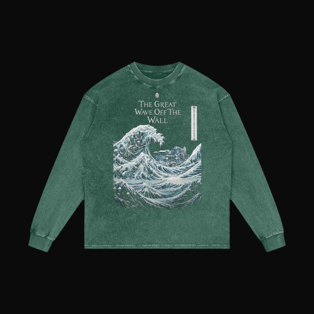 The Great Wave Off The Wall Long Sleeve - garment 15 (art front)
