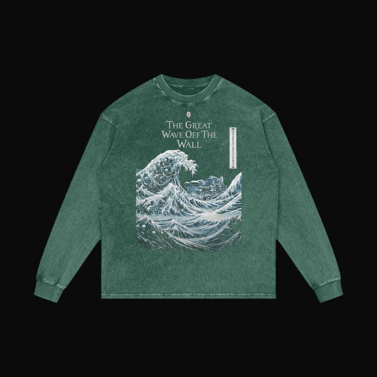 The Great Wave Off The Wall Long Sleeve - garment 15 (art front)