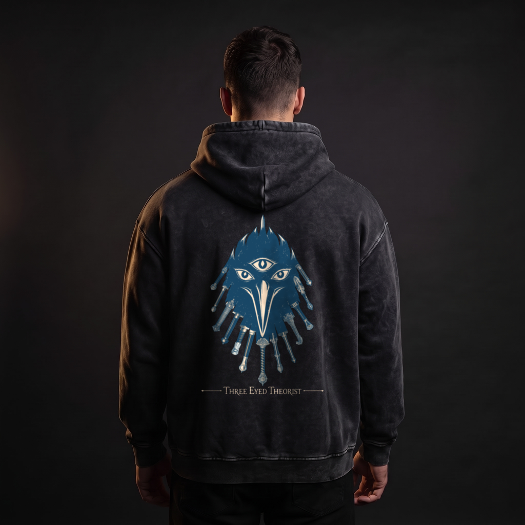 The Three Eyed Raven Hoodie - editorial back