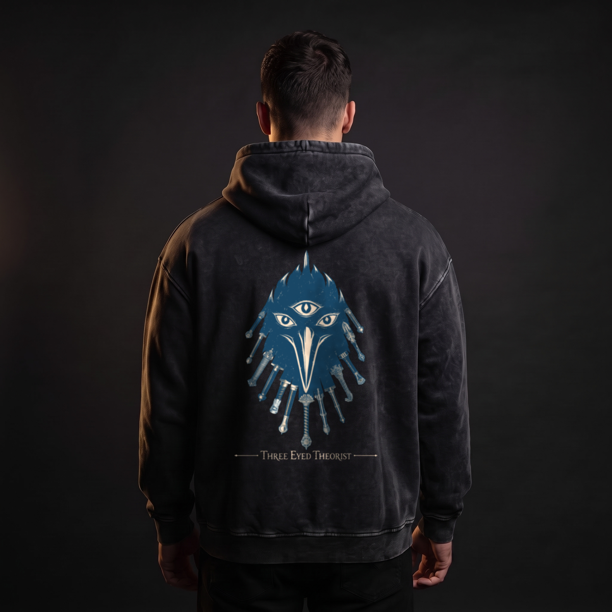The Three Eyed Raven Hoodie - editorial back