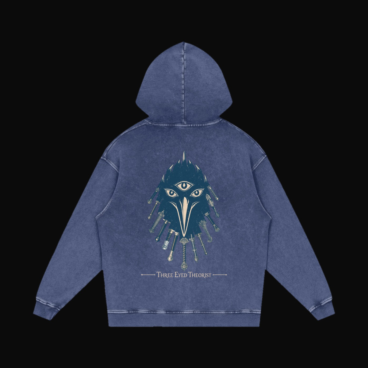 The Three Eyed Raven Hoodie - garment 11