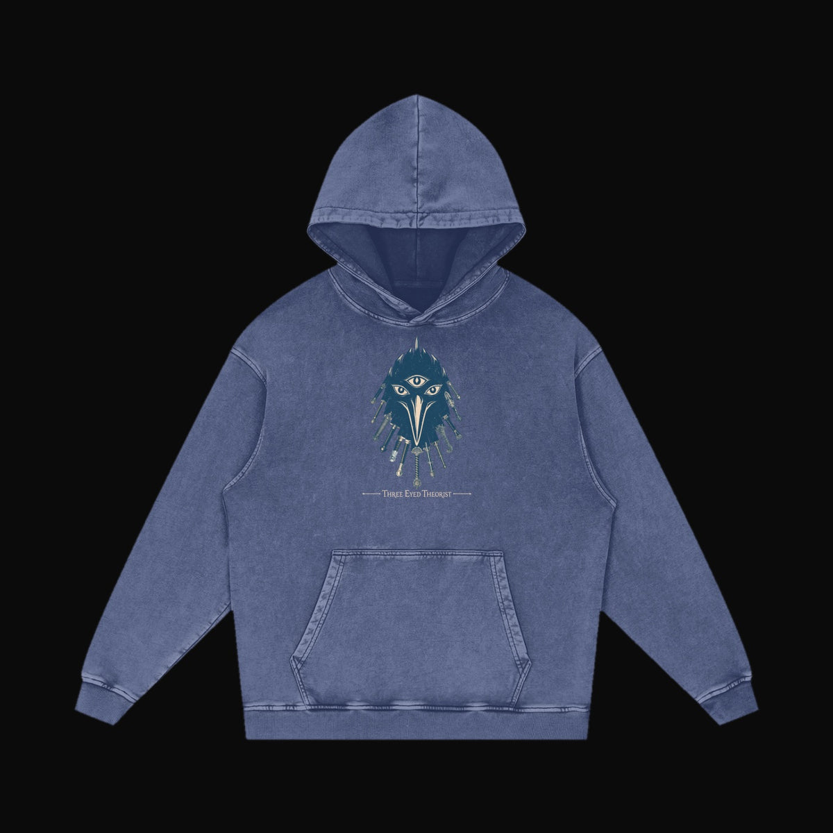 The Three Eyed Raven Hoodie - garment 12 (art front)