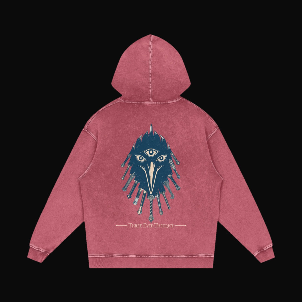 The Three Eyed Raven Hoodie - garment 15