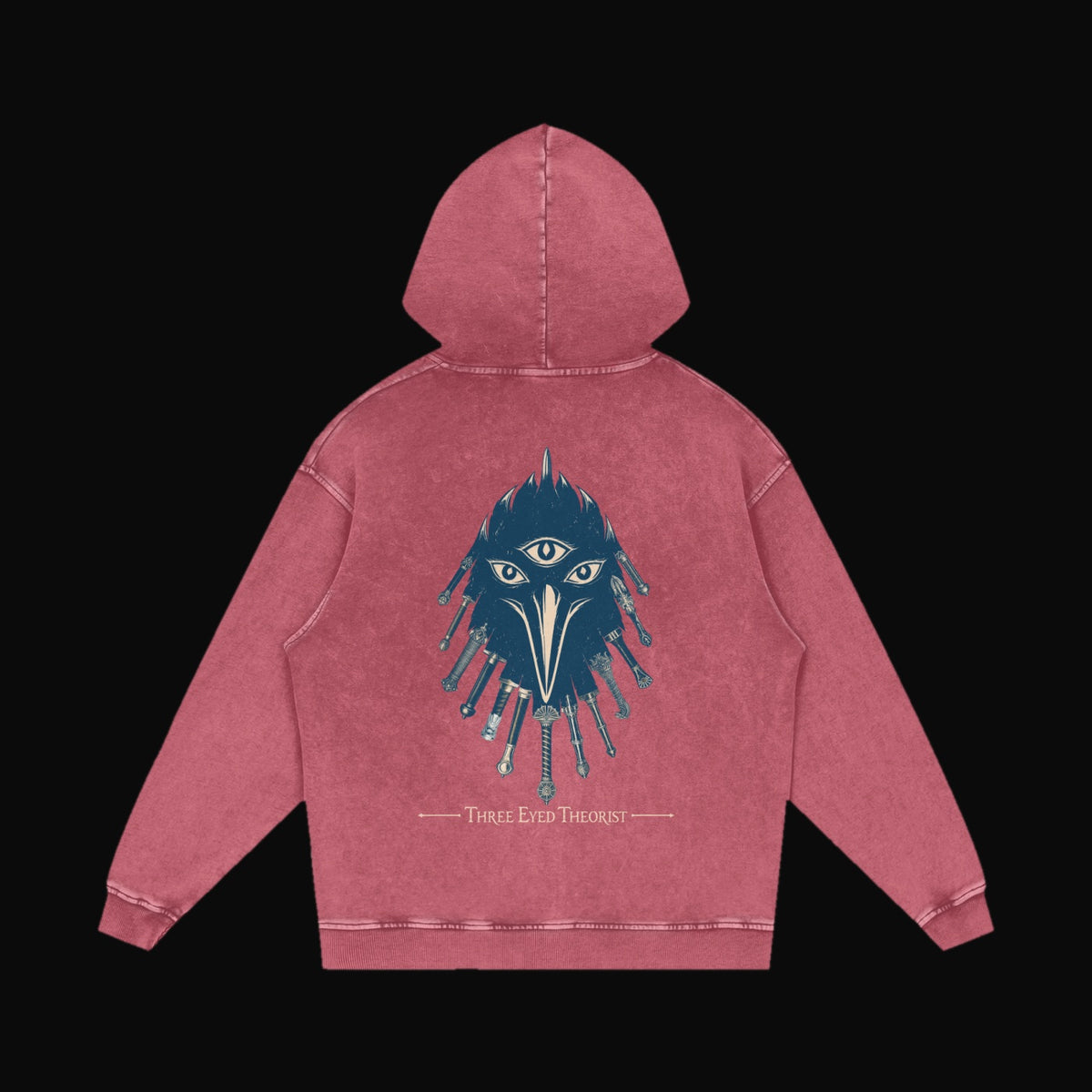 The Three Eyed Raven Hoodie - garment 15