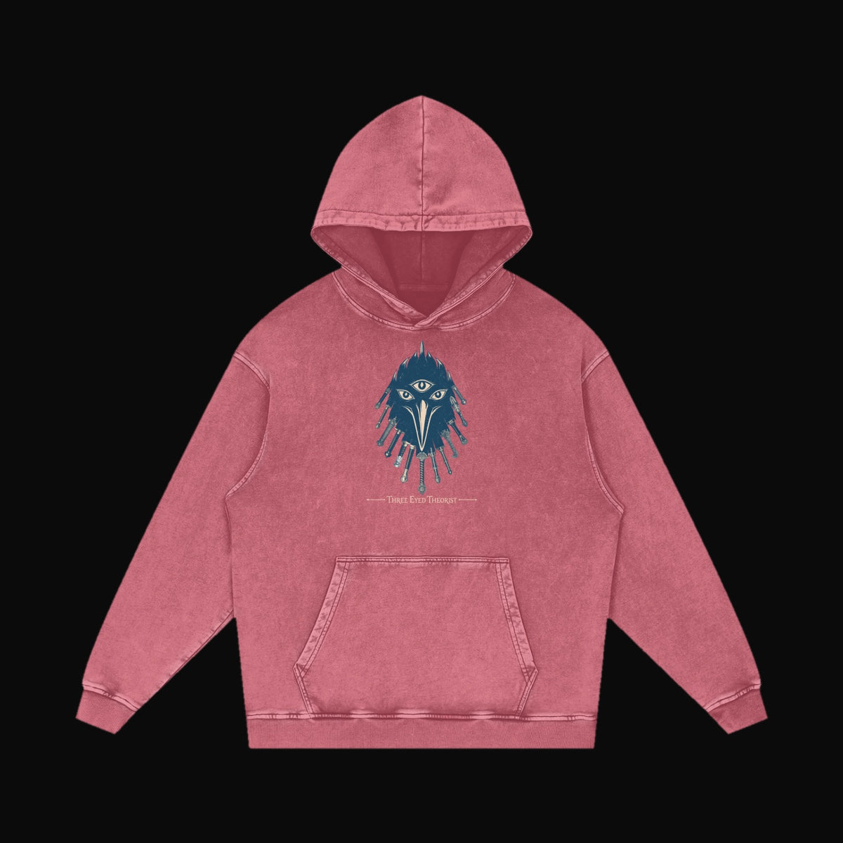 The Three Eyed Raven Hoodie - garment 16 (art front)