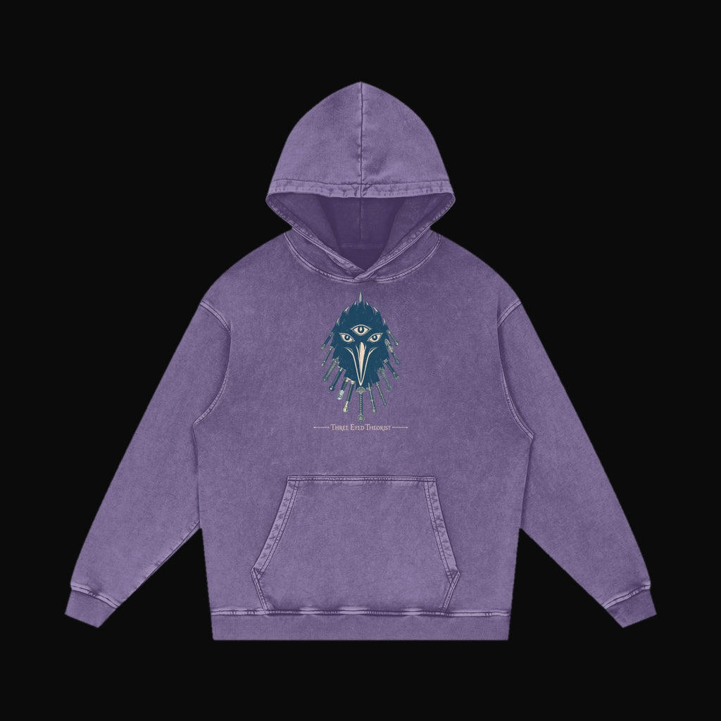 The Three Eyed Raven Hoodie - garment 20 (art front)