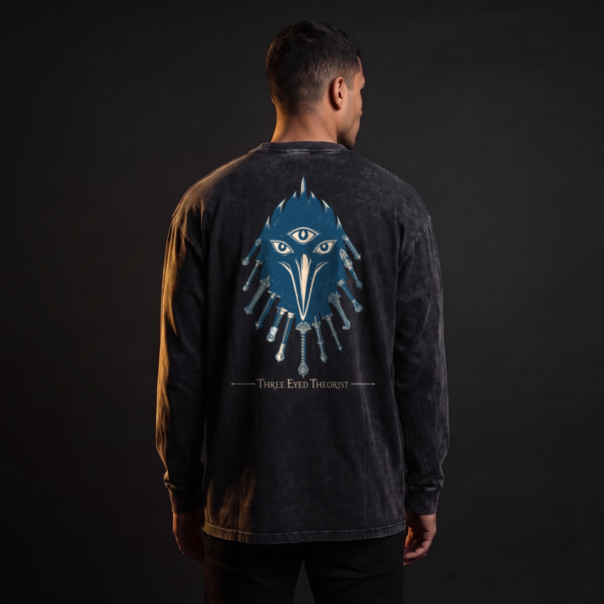 The Three Eyed Raven Long Sleeve - editorial back