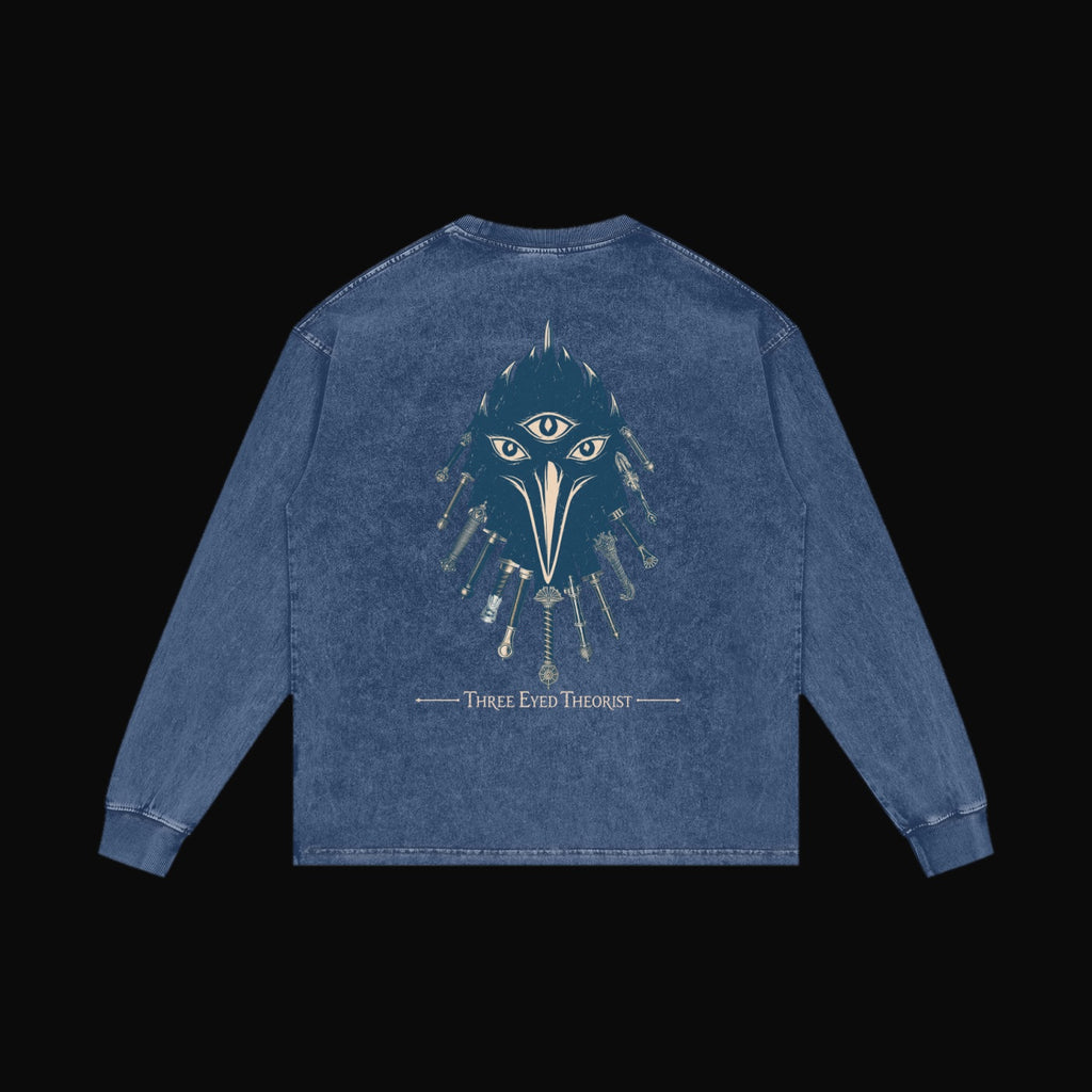 The Three Eyed Raven Long Sleeve - garment 10