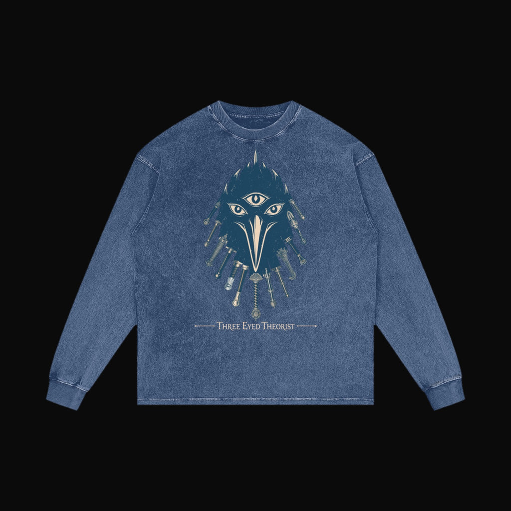 The Three Eyed Raven Long Sleeve - garment 11 (art front)