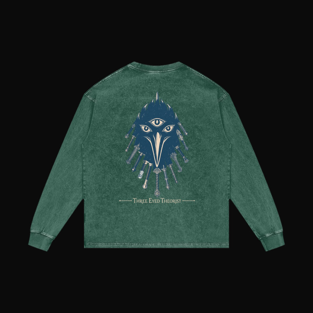 The Three Eyed Raven Long Sleeve - garment 14