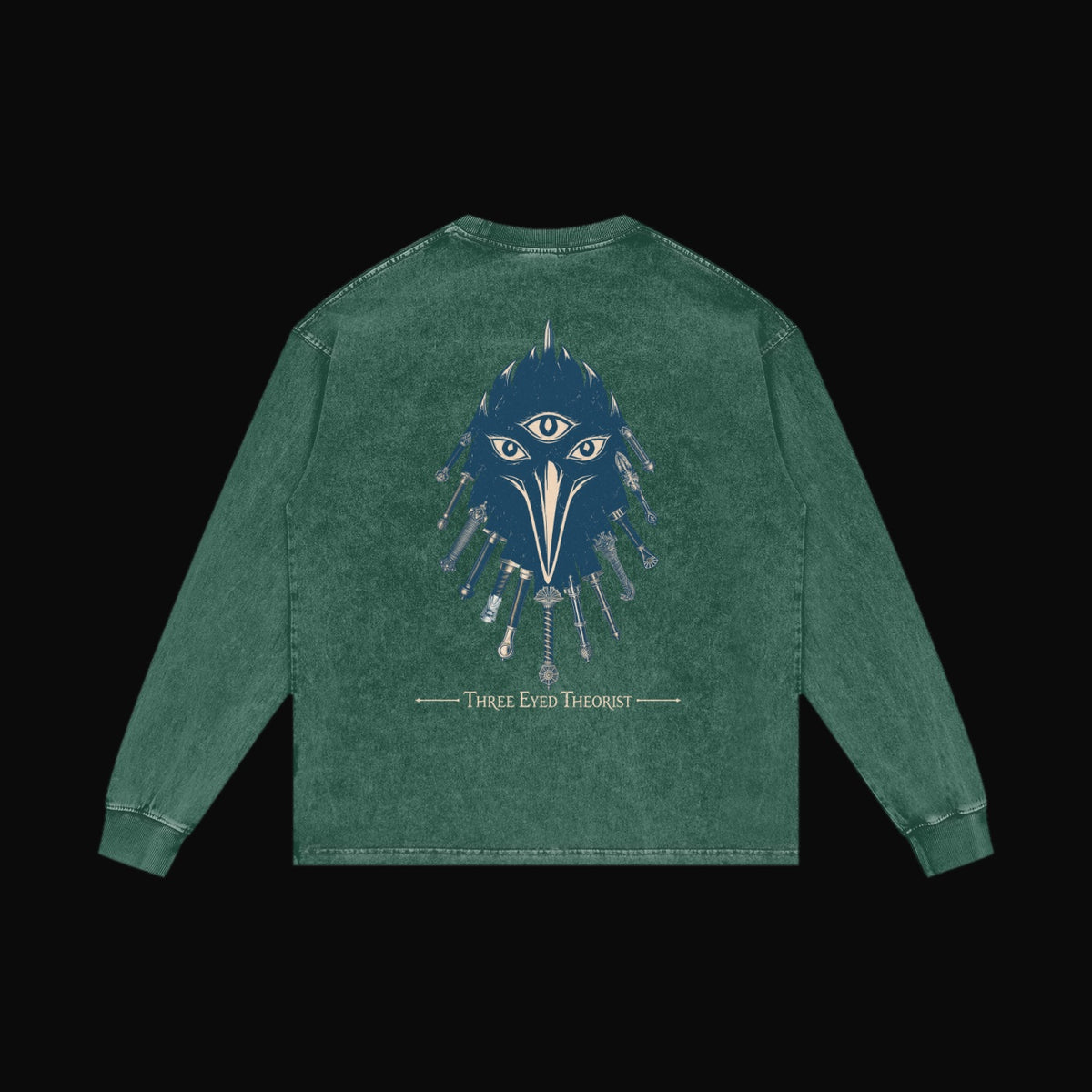 The Three Eyed Raven Long Sleeve - garment 14