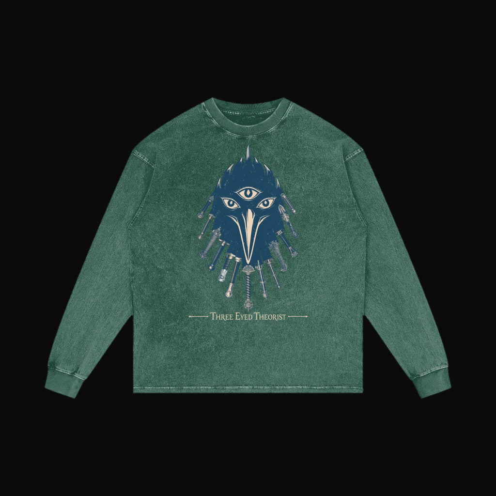 The Three Eyed Raven Long Sleeve - garment 15 (art front)