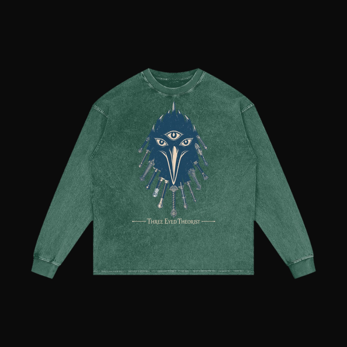 The Three Eyed Raven Long Sleeve - garment 15 (art front)