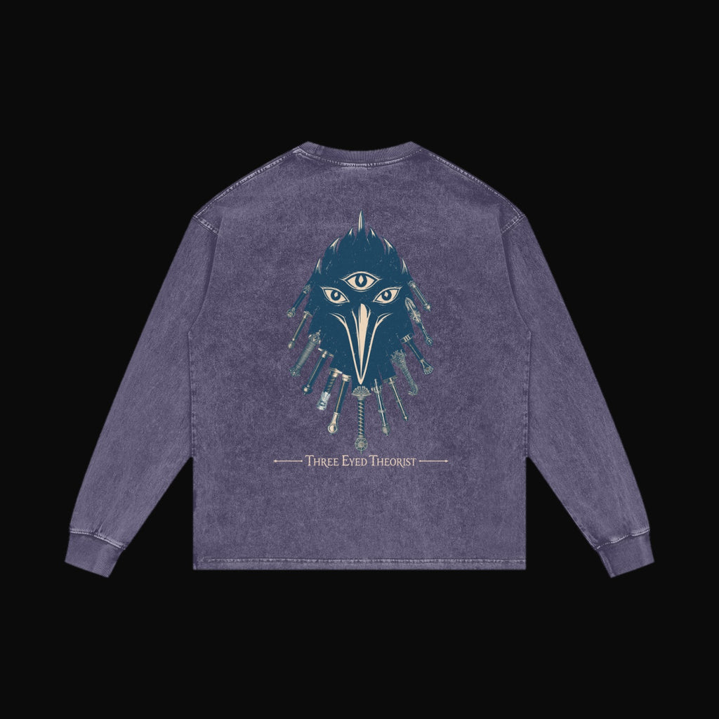 The Three Eyed Raven Long Sleeve - garment 18