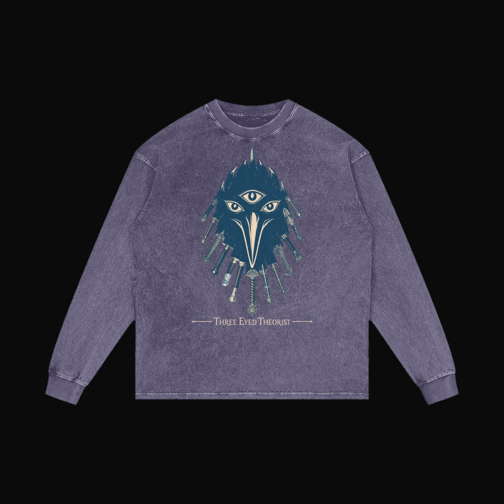 The Three Eyed Raven Long Sleeve - garment 19 (art front)
