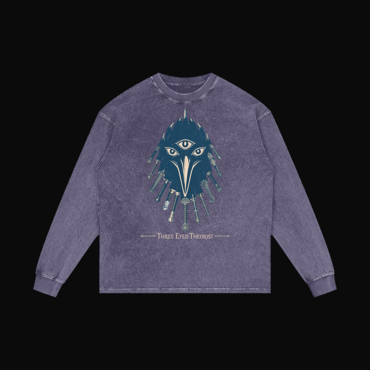The Three Eyed Raven Long Sleeve - garment 19 (art front)
