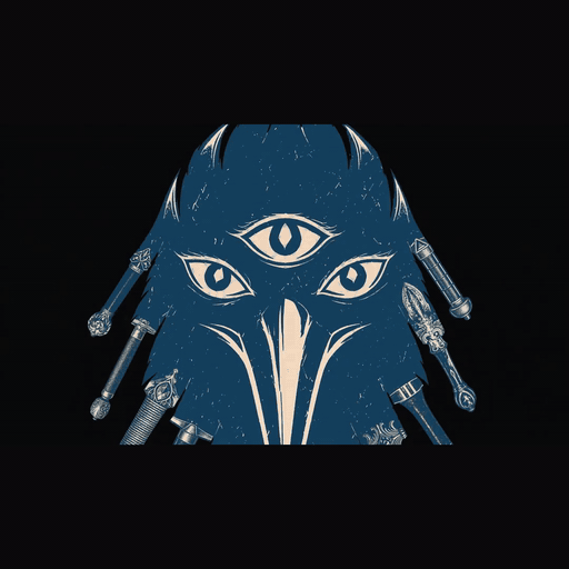 The Three Eyed Raven Tank - living painting preview